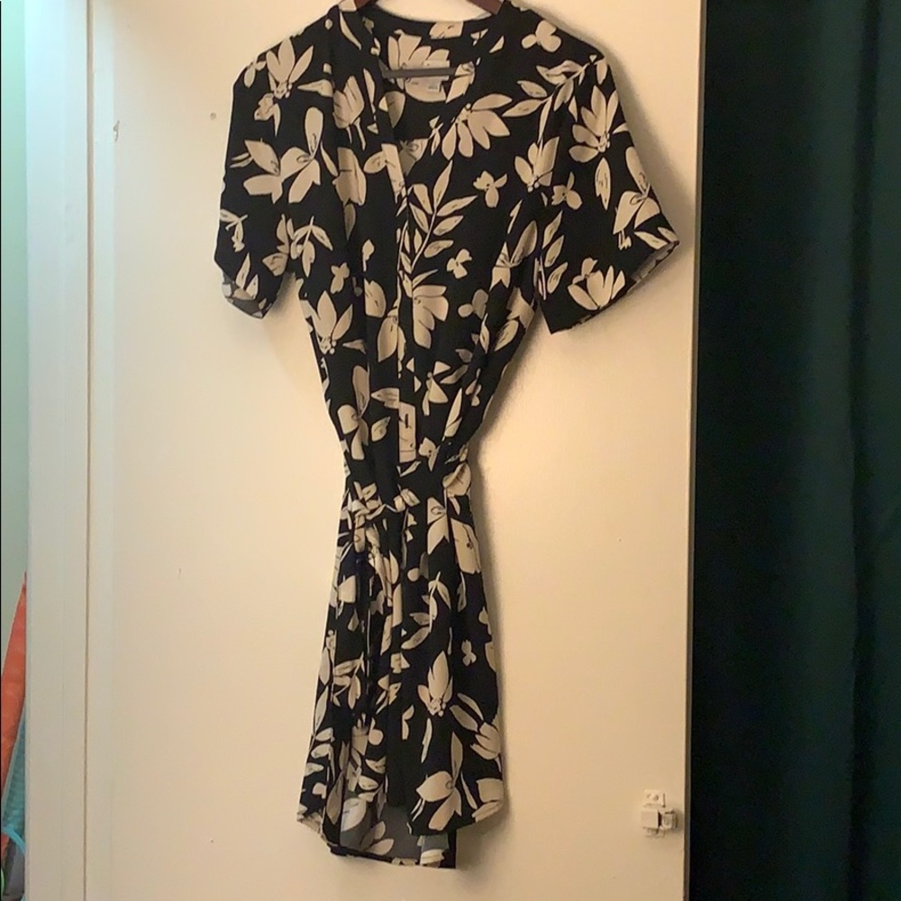 Floral Print button down dress
